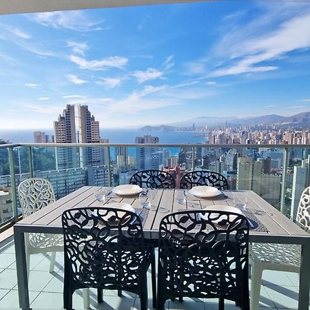 Skyline 18 Terraza Privada Con Impresionantes Vistas Al Mar Benidorm Exterior foto