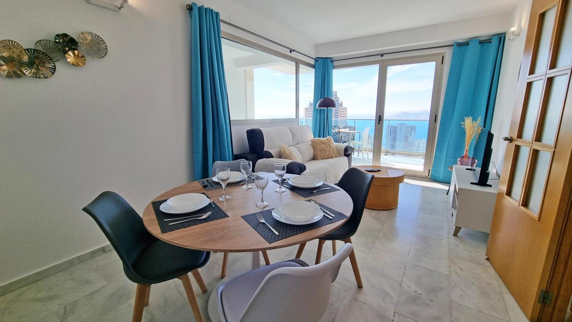 Skyline 18 Terraza Privada Con Impresionantes Vistas Al Mar Benidorm Exterior foto